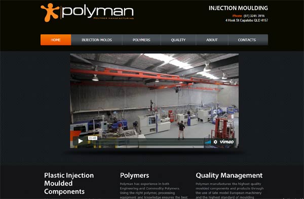 Polyman Plastics Website by Marinaided